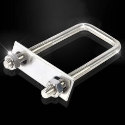 1Pcs/2Pcs 304 Stainless Steel  U-Hoop Clamp/ Right Angle U-Shaped Pipe Clamp/ U-Shaped Screw