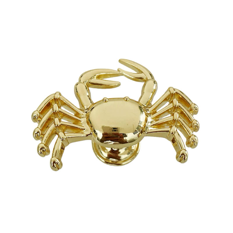 Description Picture 3 of item1 Pcs Retro Crab Shape Wardrobe Knob Furniture Handles Door Knobs And Handles Cabinet Kitchen Cupboard Drawer Pull Home Decor
