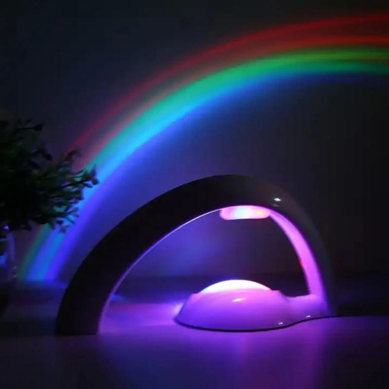Description Picture 3 of itemAmazing Rainbow Projector Night Light Romantic LED Night Light Couple Birthday Gift Second Generation Rainbow Projection Lamp