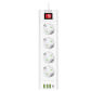4 Sockets -White