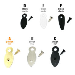 100pcs Metal Plastic Clear Transparent Pump Picture Photo Mirror Frame Back Board Turnbutton Turn Button Fixing Fittings + Screw