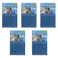60pcs Pipeline Bathtub Decontamination Drain Cleaners Kitchen Sink filt Sani Sticks Sewer Cleaning Rod for Kitchens Tools