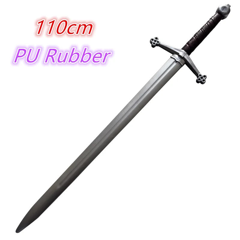 Description Picture 3 of item1:1 Cosplay Medieval Role Playing Knightsate Ghost Knife papal sword Infantryman Sword halloween Prop Weapon PU Model toy