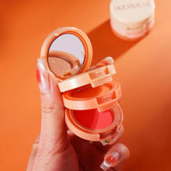 Powder Highlight Blush Shiny Hard To Take Off Matte Pearlescent Create Three-dimensional Low Saturation Soft Fog Blush Blusher