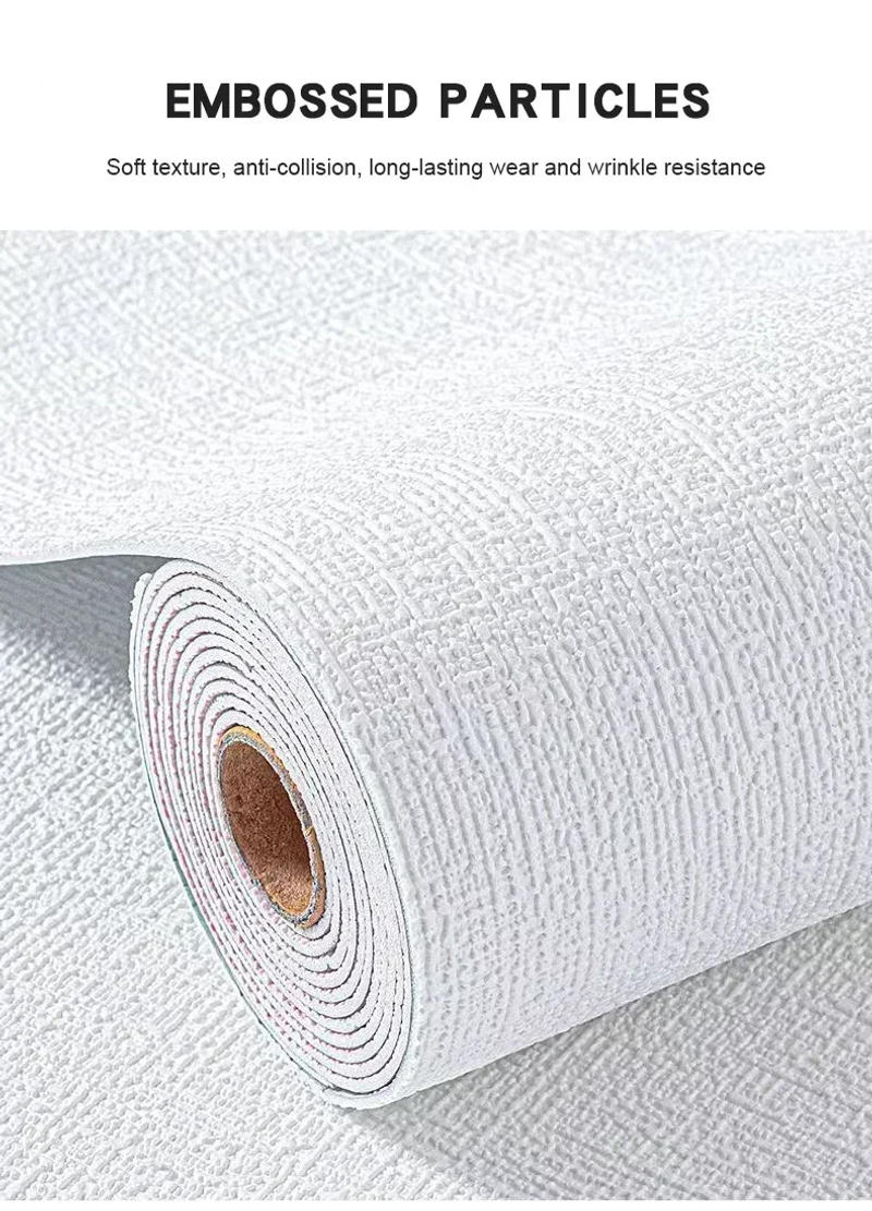 Description Picture 4 of item3D linen Self-Adhesive Wall Sticker Wallpaper Waterproof Wall Covering Panel for Living Room Bedroom Bathroom Home Decoration