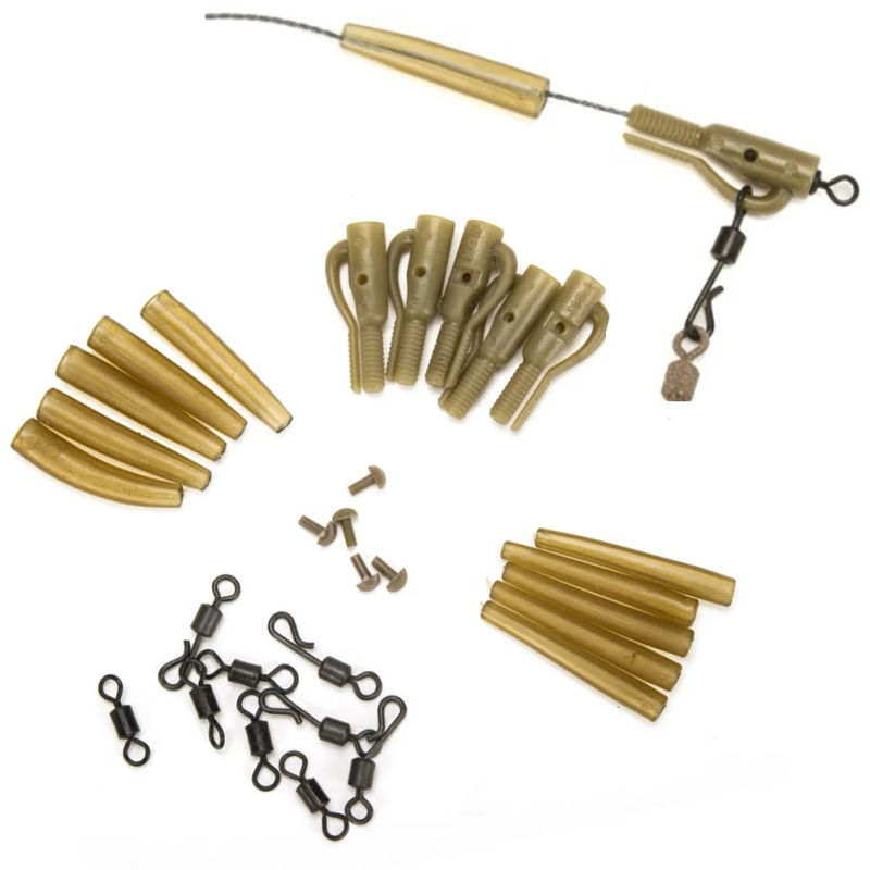Description Picture 4 of item1 Set Carp Fishing Helicopter Rig Kit Heli Sleeve Beads Anti Tangel Sleeves Accessories Carp Rig Fishing Tackle
