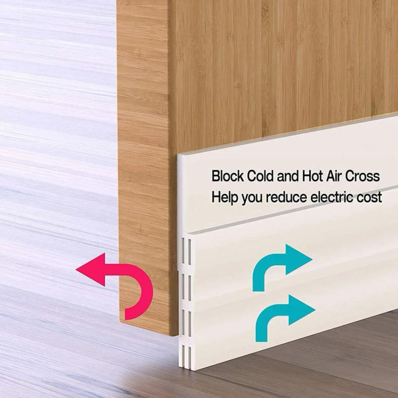 Description Picture 5 of item1M Door Bottom Sealing Strip Windproof Dust Stopper Guard Rain Weatherstrip Noise Reduction Insulator Sealer Home Hardware