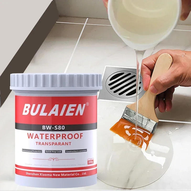 Description Picture 6 of itemExternal Wall Leak Repair Transparent Waterproof Adhesive Leak-proof Paint for Wall Floor Tile Roof Bathroom Waterproof Coating