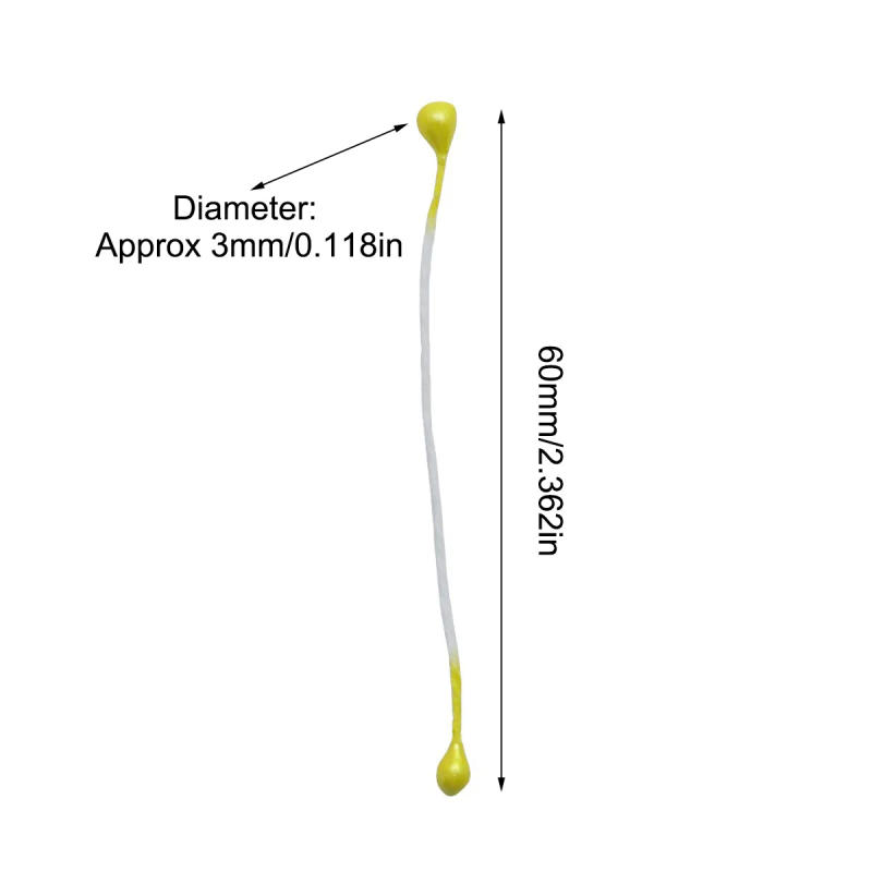 Description Picture 2 of item3mm 290pcs/lot Artificial flower stamen pistil pearl flower stamen pistil DIY Wedding gift cake decoration For DIY Double Heads