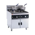 2x28 Liters Restaurant Hotel Heavy Duty Stainless Steel Commercial Industrial Electric Potato Big Deep Fryer