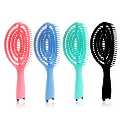Relaxing Elastic Massage Comb Portable Hair Brush Massage Brush Brushes Head Combs Scalp Massage Brush Wet And Wavy Bundl