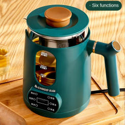 Health Preserving Pot Tea Maker Household Thermal Insulation Full Automatic Glass Small Multi-function Office Tea Pot Black Tea