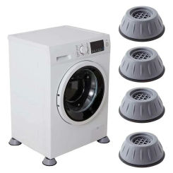 4Pcs Anti Vibration Washing Machine Pads Non-Slip Rubber Feet Shock Absorber Noise Reduction Mat for Furniture Stability