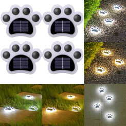 1pc Solar Cat Claw Buried Light Outdoor Waterproof Outdoor Courtyard Garden Layout Villa Small Yard Decoration Lawn Light