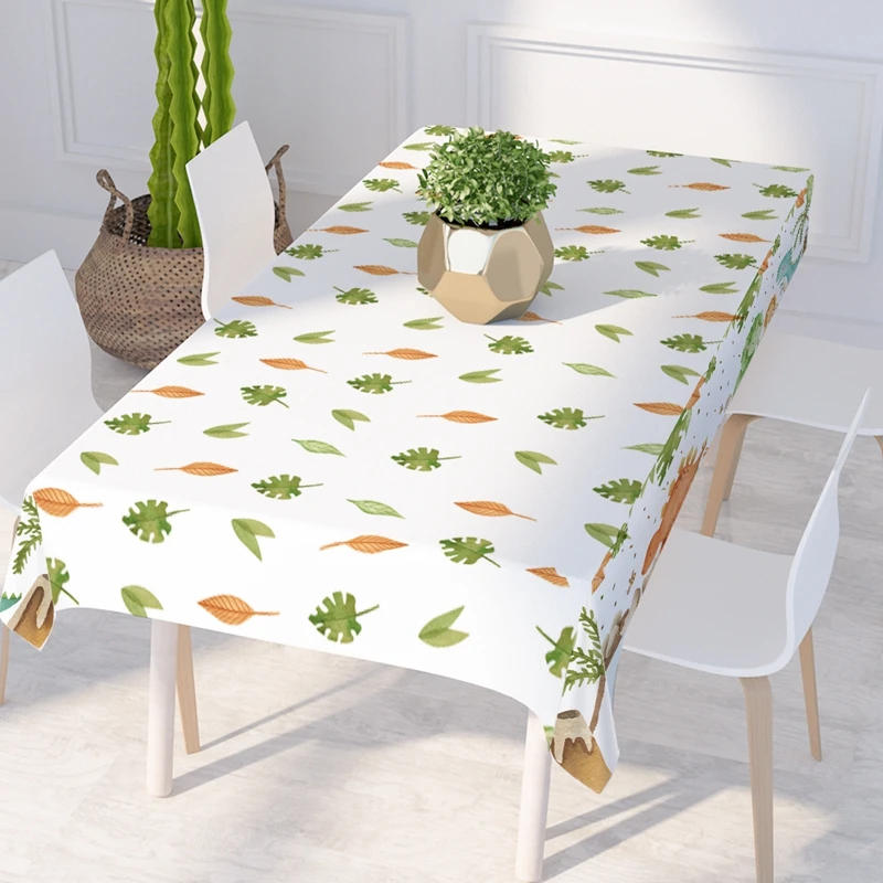 Description Picture 5 of itemDinosaur Tablecloth Disposable Tableware Dinosaur Birthday Party Decor Kids Baby Shower Jungle Safari Birthday Party Supplies