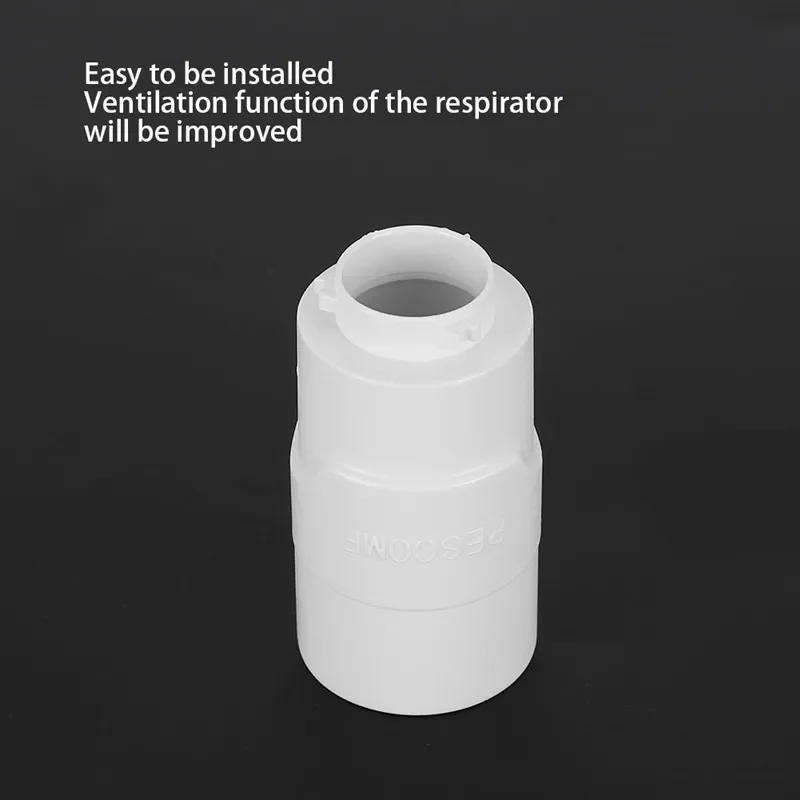 Description Picture 5 of itemCPAP Medical Resmed Mini Portable Respirator Hose Connector Converter Universal Respirator Pipeline Adapter Nasal Mask Accessory