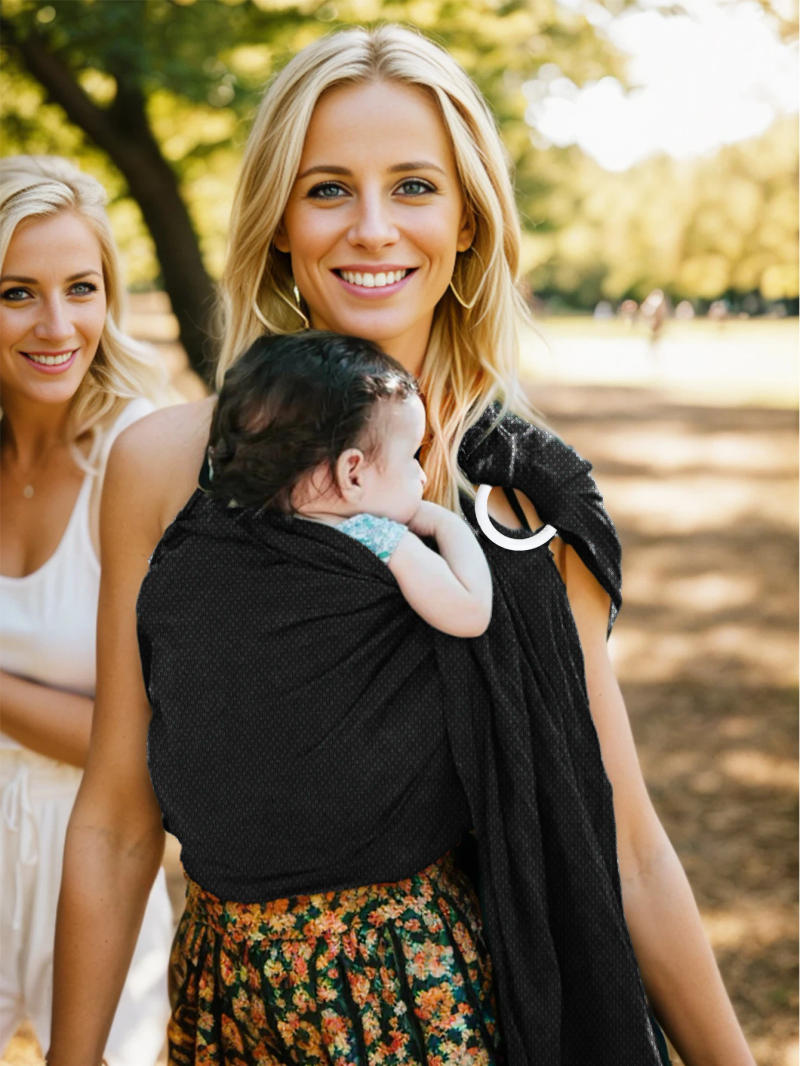 Description Picture 2 of itemBaby Water Ring Sling Carrier | Lightweight Breathable Mesh Baby Wrap for Infant, Newborn, Kids and Toddlers