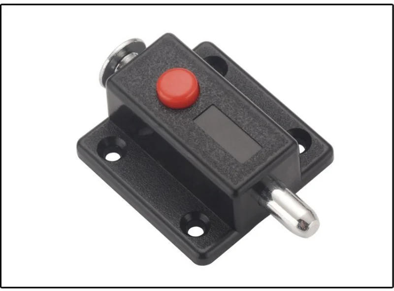 Description Picture 5 of item2PCS New Automatic Rebound Latch Anti-theft Furniture Accessories Plastic Spring Telescopic Positioner Door Stopper