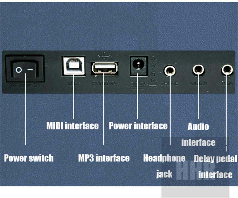 Description Picture 4 of itemPortable Digital Piano, Multifunctional Electronic Keyboard, 88 Keys, Student Gift, Family Party, Musical Instrument, Beginner