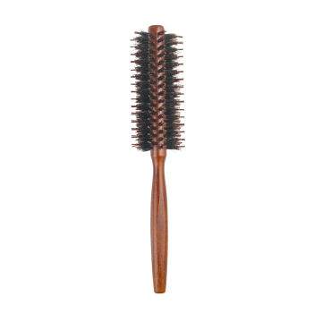 Porcine Bristle Solid Wood Curly Hair Comb Square Handle Hair Roller Comb Home Style Four Flat Rolling Comb Hairbrush Hot