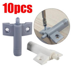 ~10pcs 1Damper 1Buffer 1Kitchen Cabinet Door Stop Drawer Soft Quiet Close Invisible Household Furniture Hardware Parts