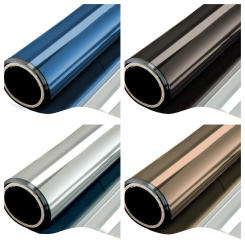 2M One Way Mirror Window Film Reflective Self-adhesive Glass Film Vinyl Anti UV Heat Control Sun Blocker Tinted Window Stickers