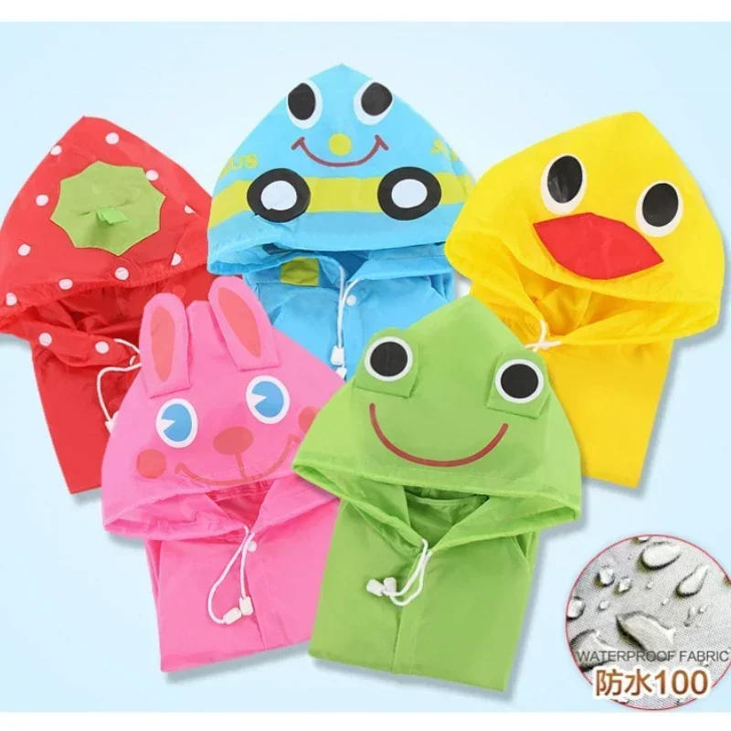 Description Picture 4 of item1PCS Children's cartoon raincoat Korean children's rain gear Cute baby poncho household goods playground Lovely and durable