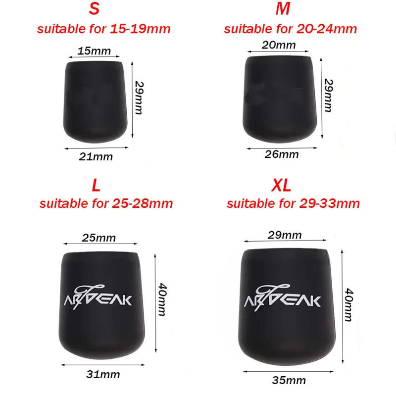 Description Picture 5 of item1Pcs Fishing Rod Handle Protective Case Silicone Lure Rod Bottom Protector Fishing Rod Handle Cover Accessories Random Color