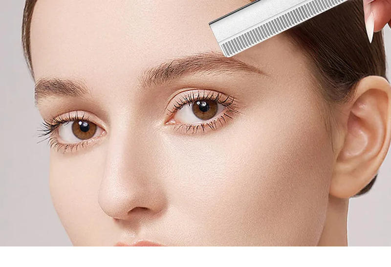 Description Picture 2 of item10Pc Eyebrow Blades Stainless Steel Microblading Eye Brow Knife Trimmer Dermaplaning Blade Scraping Permanent Makeup Beauty Tool