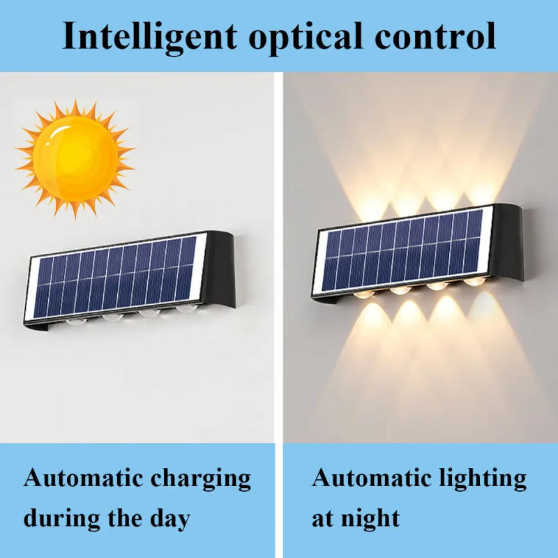 Description Picture 5 of itemSolar Wall Light Courtyard Villa Garden Up and Down Luminous Wall Washing Light Waterproof Upgraded High Brightness Wall Light