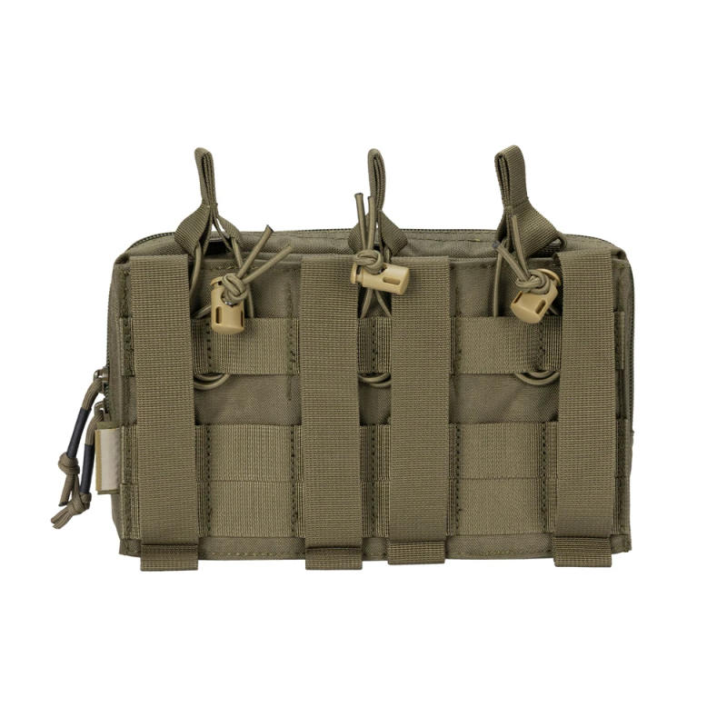 Description Picture 4 of itemTactical Molle Triple Magazine Pouches with Accessories Bag Open-Top Magazine Pouch Paintball Game Accessories Bags