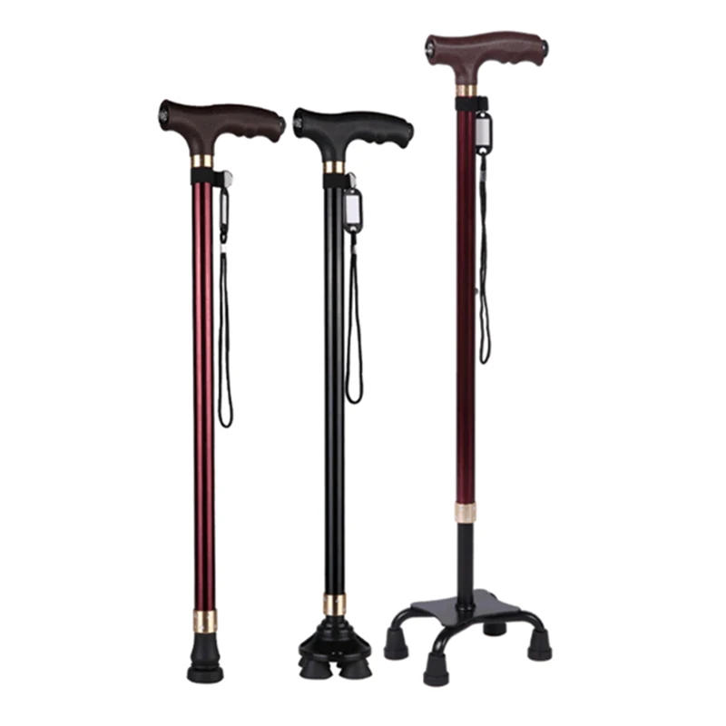 Description Picture 2 of itemNew Telescopic Walking Stick For The Elderly Mothers Fathers Limited Mobility Led Light Walk Cane Aluminium Metal Crutches
