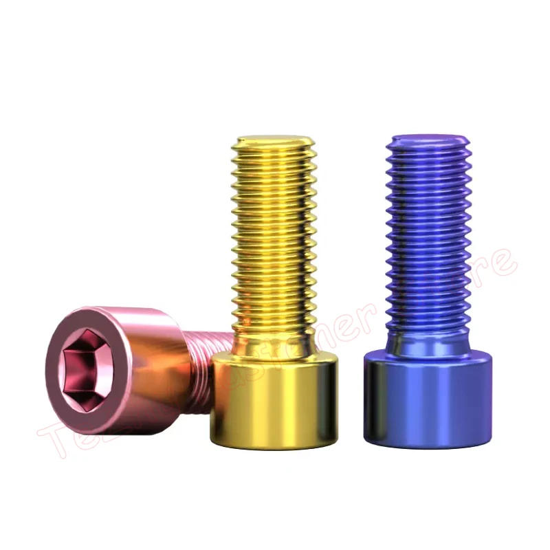 Description Picture 6 of item1pc M5 M6 M8 Titanium Alloy Hex Socket Head Cap Screw Cylindrical Head Hexagon Retrofit Screw Allen Bolt Length 15-40mm DIN912