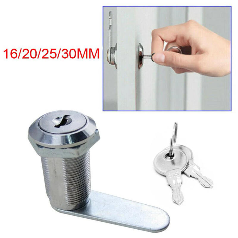 Description Picture 2 of itemLever Length: 45.0 Mm Household Hardware Office Lock 1 Set 16/20/25/30mm Cylinder Cabinet Mailbox Lock Metal Alloy
