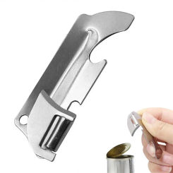 Can Opener Durable Folding Hot Stainless Steel Mini Openers Mini Easy To Carry Kitchen Gadgets Bottle Opener Stainless Steel