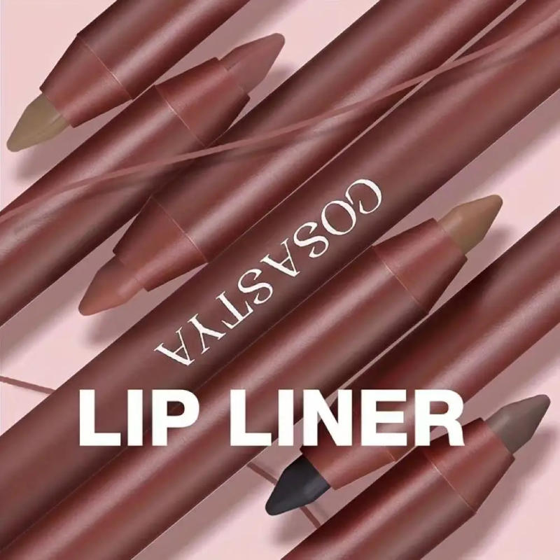 Description Picture 3 of item6 color matte lip liner, waterproof matte lip liner, easy to apply, long-lasting non-stick cup, suitable for all skin types