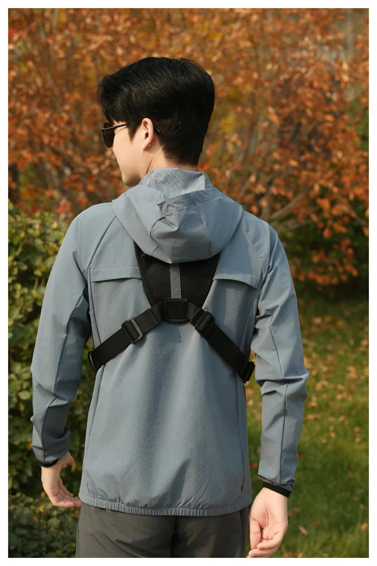 Description Picture 5 of itemTactical Fishing Vest Chest Bag Lure Box Gear Storage Bags Molle Men Airsoft Pouch Holster Outdoor Hiking Hunting Pack Rig Pouch