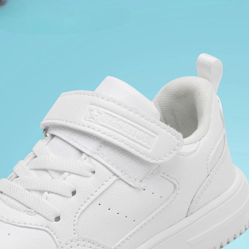 Description Picture 6 of itemNew Leather Kids Running Shoes Fashion youngsters teens Casual Walking student fashion Sneakers Breathable Soft Children Sport40