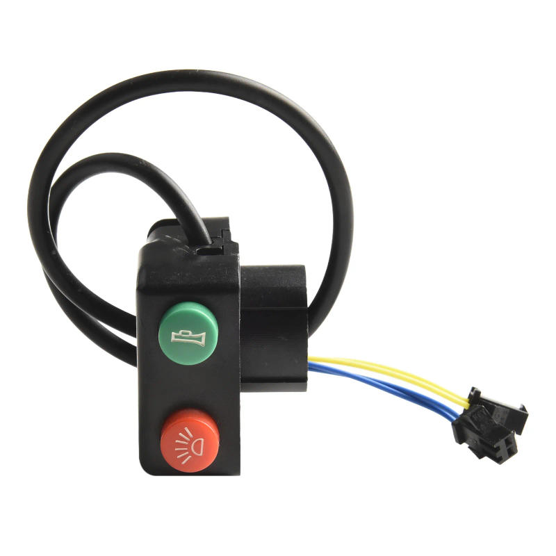 Description Picture 4 of item7/8" 12V Electric Bicycle Scooters Handlebar Control Switch For Headlight -Horn Switch ON OFF Button For ATV E-bike