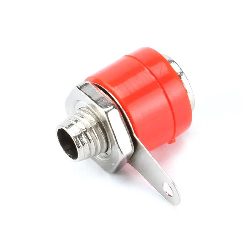 Description Picture 6 of item10pcs/lot 4mm Banana Socket Female Jack 4mm Banana Binding Post for Banana Plug Terminal Connector Black Red DIY Adapter