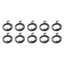10PCS Door Handle Replacement Springs For Door Knob Handle Lever Internal Coil Repair Spindle Lock Torsion Spring Flat Section