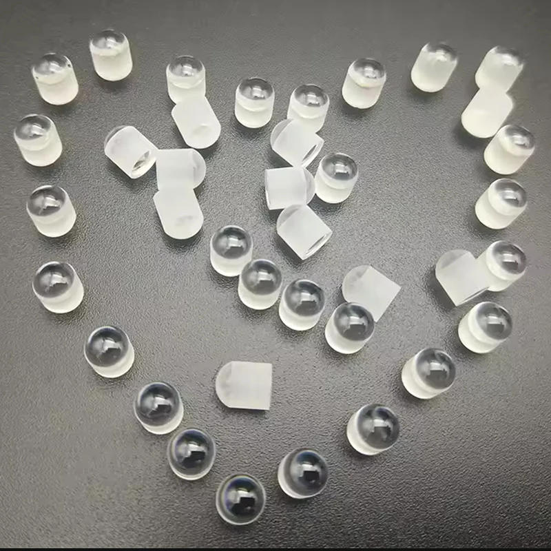 Description Picture 3 of item10PCS 4.9X6mm Projection Necklace Lens Optical Glass Plano Convex Cylindrical Lenses for DIY Creative Gift