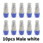 white male 10pcs