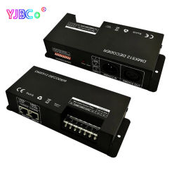 12V 24V DC 3CH RGB high power DMX 512 Decoder 4CH RGBW LED Strip light Controller DMX to PWM LED Modules Engineering DMX Dimmer