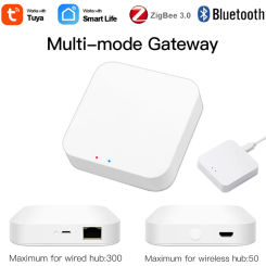 Tuya ZigBee+WiFi+Bluetooth Mesh Hub Smart Gateway Multi-mode Work with Tuya Smart Life App Voice Control for Alexa Google Home