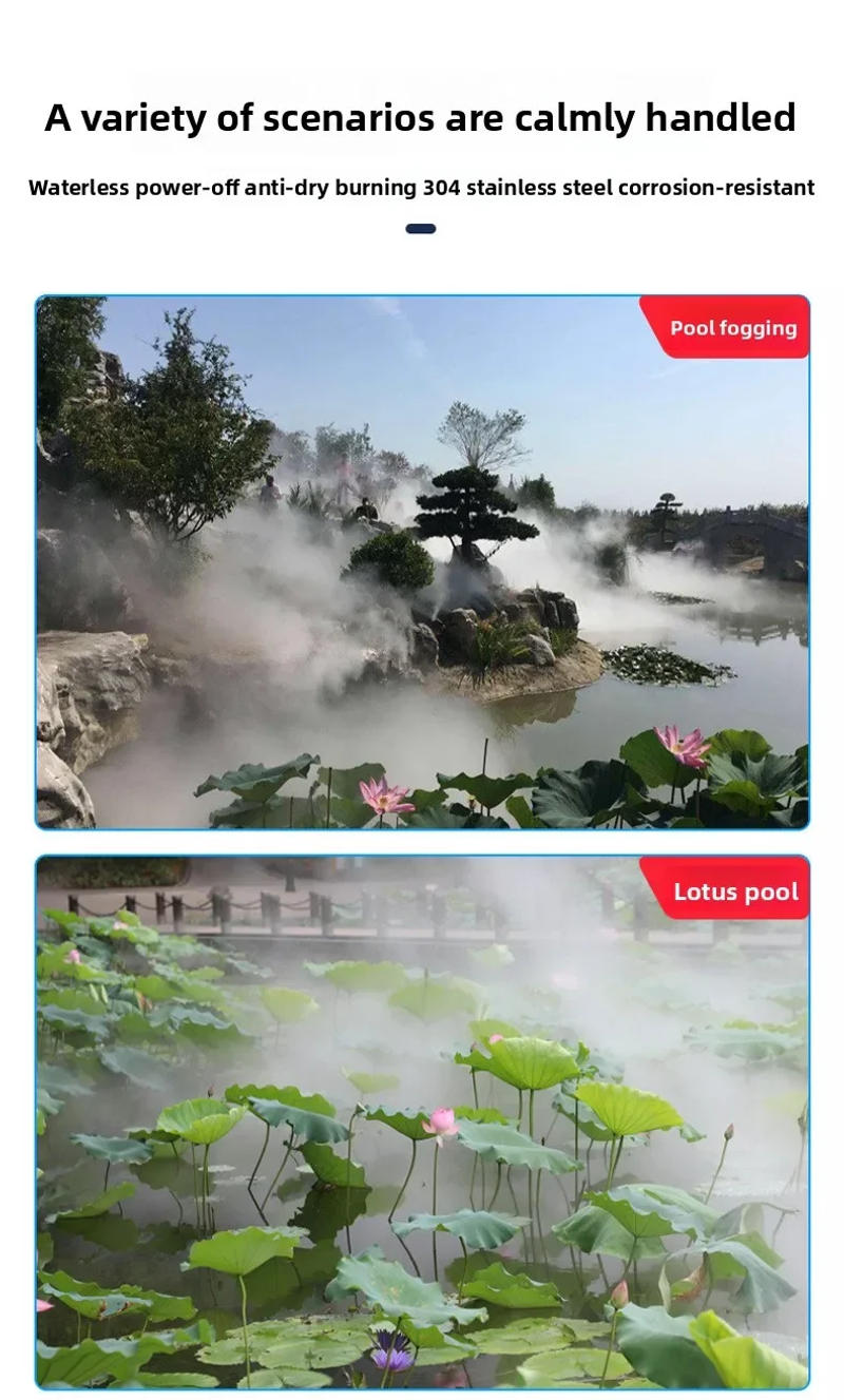 Description Picture 4 of itemSprayer Ultrasonic Mist Maker Generator Greenhouse Fogger Ultrasonic Atomizer Diffuser Industrial Humidifier Fog