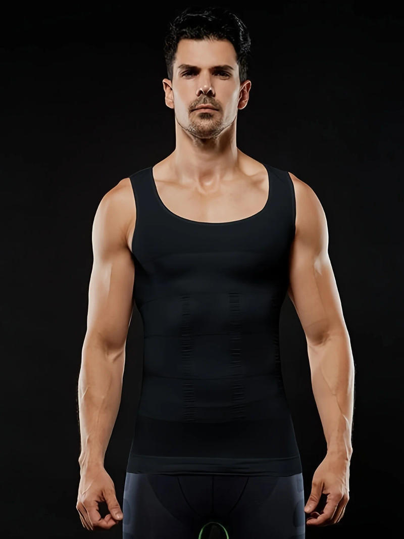 Description Picture 5 of item2/1Men's Compression Body Shaper Tank Top, Slimming Vest