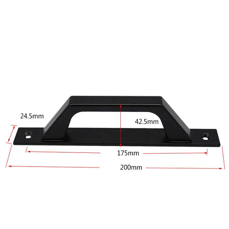 Description Picture 2 of item1PC Aluminum Alloy Sliding Door Handle Kitchen Cabinet Bedroom Drawer Door Window American Pulls Black White Long Handles