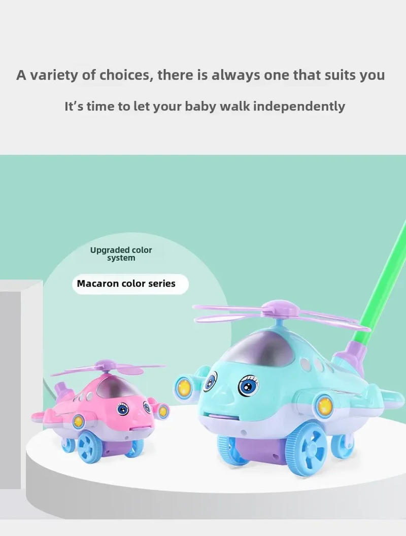 Description Picture 4 of itemBaby Cartoon Airplane Toy Walker Toddler Educational Stroller Suitable for Newborns To Learn Walking and Crawling Skills