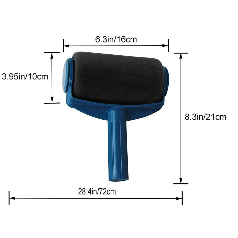Description Picture 6 of item1Pc Paint Roller Brush Handheld Paint Cleaning PaintRoller Tool for Painting Room Walls Ceilings Floors House Painting Brush